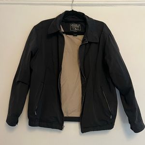 Vintage Eddie Bauer Bomber Jacket Size Small Black